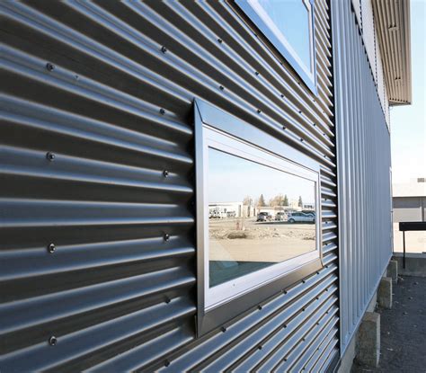 sheet metal exterior walls